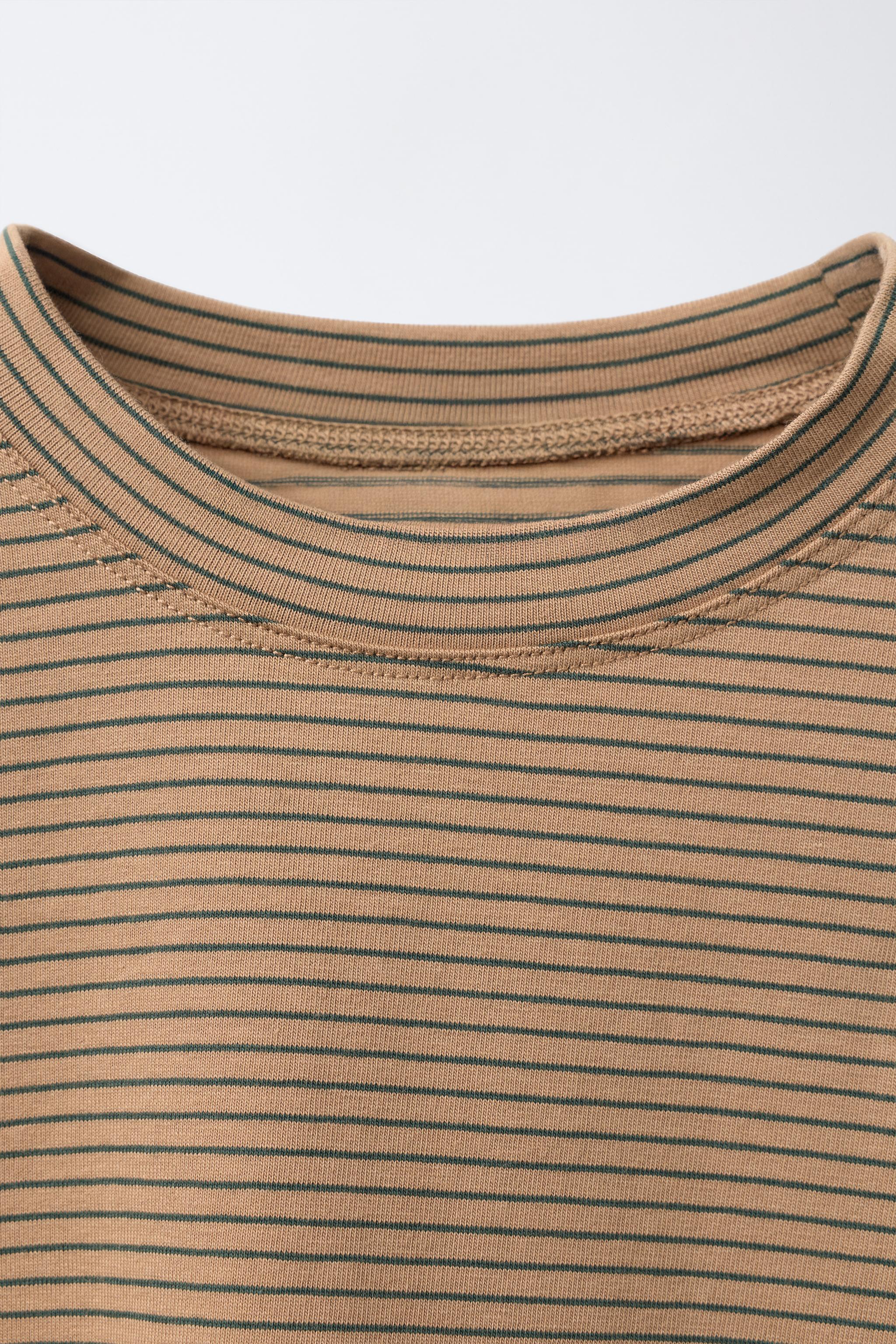 STRIPED T-SHIRT WITH BENSIMON ® X ZARA LABEL